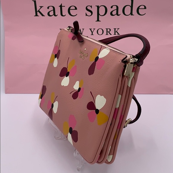 Kate Spade New York Triple Gusset Crossbody Dusk - Picture 7 of 16
